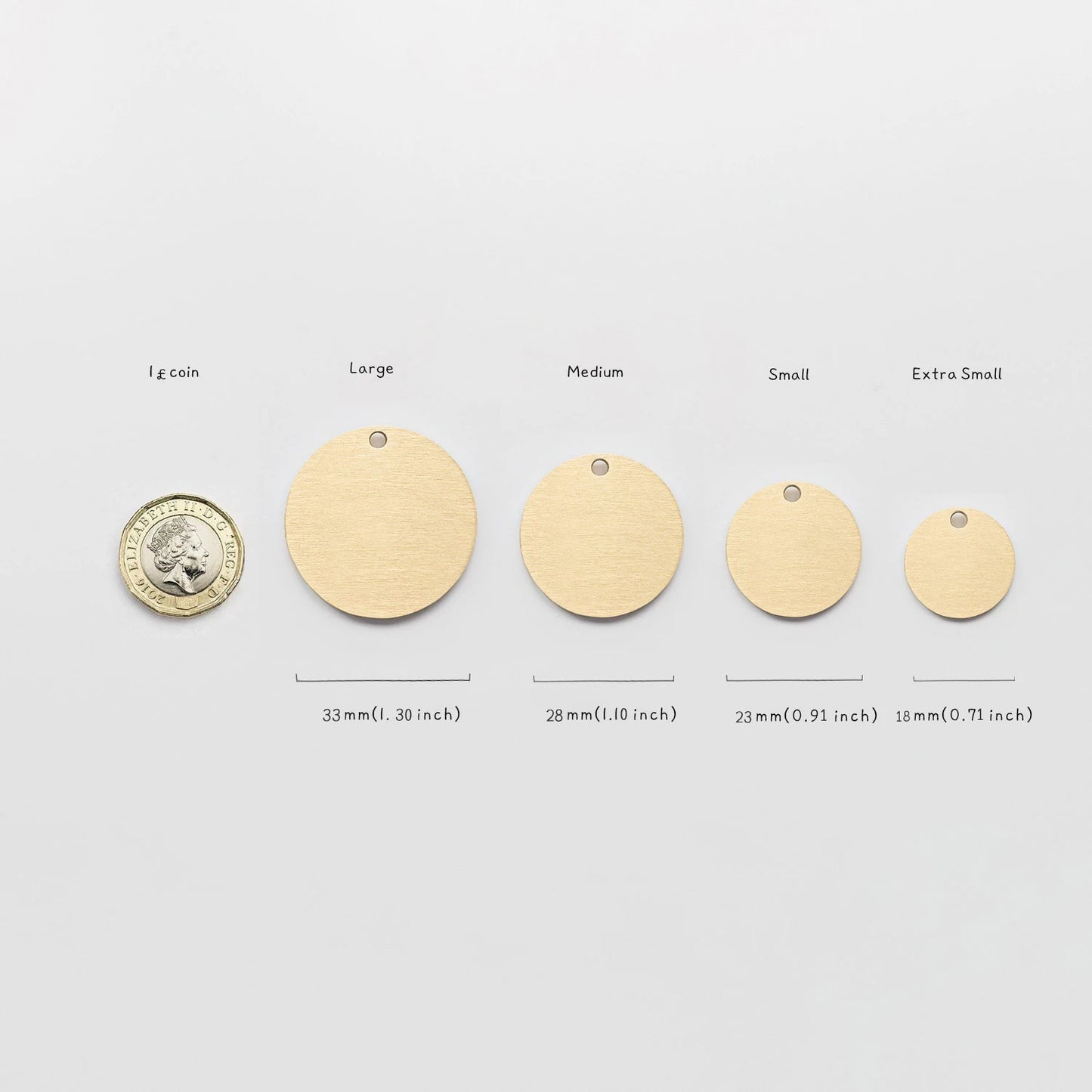 Collar Me Impressed- Polished Brass